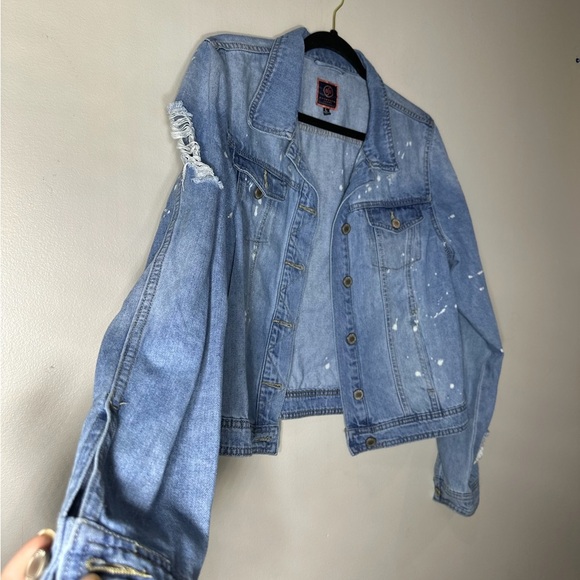 Boom Boom Jeans Denim Jacket Women’s Size Large - Picture 4 of 10